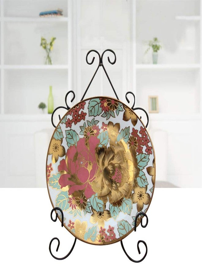 YY YEARCHY Plate Stand Holder for Wall Hanging Display Rack Metal Shelf Brackets Easel Photo Holder Books Bo - Image 5